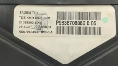 Second-hand car spare part dashboard for peugeot 307 break / sw (s1) break xs oem iam references 9636708880  