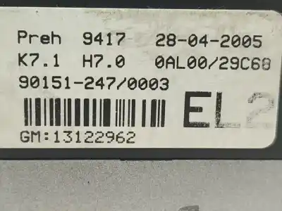 Автозапчасти б/у отопление / кондиционирование воздуха за opel astra h gtc (a04) 1.6 (l08) ссылки oem iam 13122962  