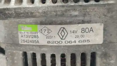 Автозапчастина б/у генератор для renault megane i (ba0/1_) 1.9 dci (ba05, ba1f) посилання на oem iam 8200064685  