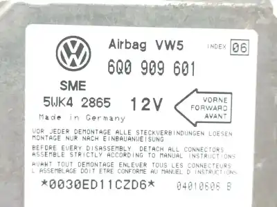 Peça sobressalente para automóvel em segunda mão centralina de airbag por skoda octavia i (1u2) 1.9 tdi referências oem iam 6q0909601  