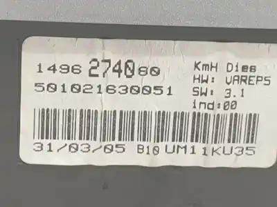 Second-hand car spare part dashboard for citroen c8 (ea_, eb_) 2.2 hdi oem iam references 1496274080  