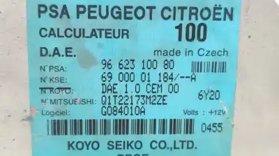 Gebrauchtes Autoersatzteil ecu-motorsteuergerät uce motorsteuergerät zum citroen c2 (jm_) 1.4 hdi oem-iam-referenzen 9662310080  