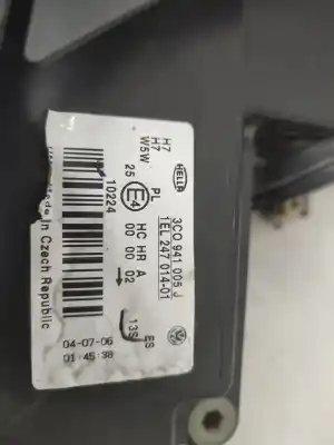 Автозапчастина б/у ліва фара для volkswagen passat b6 variant (3c5) 2.0 tdi 16v посилання на oem iam 3c0941005j  