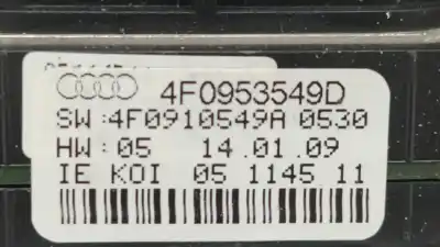 Автозапчасти б/у многофункциональное управление за audi a6 allroad c6 (4fh) 2.7 tdi quattro ссылки oem iam 4f0953549d  