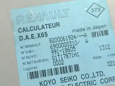 Peça sobressalente para automóvel em segunda mão módulo eletrônico por renault clio ii (bb_, cb_) 1.2 (bb0a, bb0f, bb10, bb1k, bb28, bb2d, bb2h, cb0a,... referências oem iam 8200061924a  