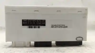 Peça sobressalente para automóvel em segunda mão módulo electrónico do fecho central por bmw x5 (e53) 3.0d referências oem iam 61356946948