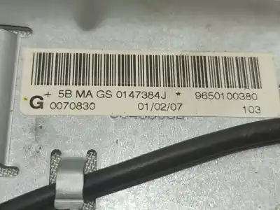 Автозапчасти б/у подушка безопасности передняя правая за peugeot 207/207+ (wa_, wc_) 1.4 ссылки oem iam 9650100380  