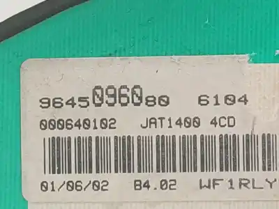 Second-hand car spare part dashboard for peugeot 206 fastback (2a/c) 1.4 hdi eco 70 oem iam references 9645096080  
