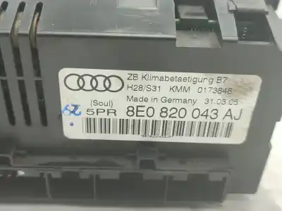 Автозапчасти б/у климат-контроль за audi a4 b7 avant (8ed) 2.0 tdi ссылки oem iam 8e0820043aj  