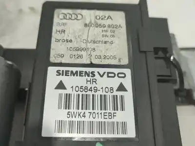 Second-hand car spare part rear right window regulator for audi a4 b7 avant (8ed) 2.0 tdi oem iam references 8e0959802a   Second-hand car spare part rear right window regulator for audi a4 b7 avant (8ed) 2.0 tdi oem iam references 8e0959802a