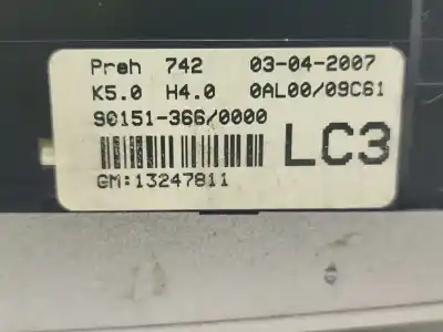 Автозапчасти б/у климат-контроль за opel astra h (a04) 1.6 (l48) ссылки oem iam 90151366  