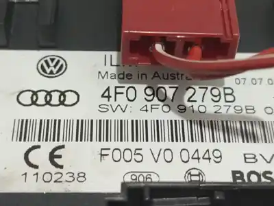 Автозапчастина б/у модуль комфорт для audi a6 c6 (4f2) 2.7 tdi посилання на oem iam 4f0907279b  