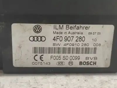 Автозапчасти б/у электронный модуль за audi a6 c6 (4f2) 2.7 tdi ссылки oem iam 4f0907280  