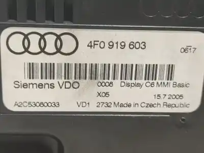 Автозапчастина б/у багатофункційний дисплей для audi a6 c6 (4f2) 2.7 tdi посилання на oem iam 4f0919603  