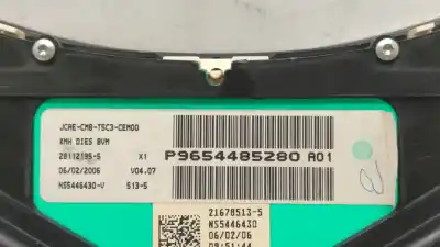 Peça sobressalente para automóvel em segunda mão quadrante por peugeot 307 (3a/c) 1.6 hdi referências oem iam 9654485280  