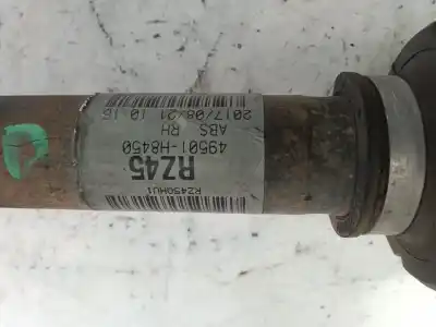 Автозапчастина б/у передня права трансмісія для kia stonic (yb) 1.6 crdi посилання на oem iam 49501h8450 rz45qhu1 