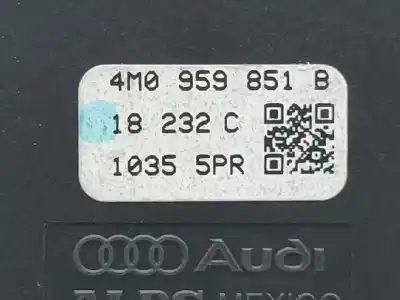 Автозапчасти б/у выключатель левого переднего окна за audi a4 b9 (8w2, 8wc) 2.0 tdi ссылки oem iam 4m0959851b  