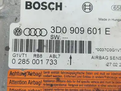 Автозапчастина б/у блок управління подушками безпеки для vw phaeton (3d1, 3d2, 3d3, 3d4, 3d6, 3d7, 3d8, 3d9) 3.0 v6 tdi 4motion посилання на oem iam 3d0909601e 0285001733 