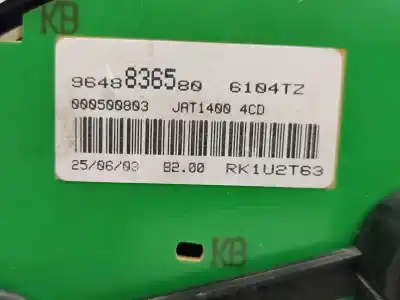 Second-hand car spare part dashboard for peugeot 206 fastback (2a/c) 1.4 hdi eco 70 oem iam references 9648836580  