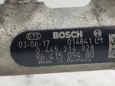 Автозапчасти б/у рампа инжектора за peugeot 206 fastback (2a/c) 1.4 hdi eco 70 ссылки oem iam 9641509480 0445214028 