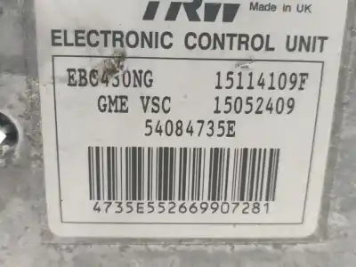 Second-hand car spare part abs for opel vectra c (z02) 1.9 cdti (f69) oem iam references 15052409  