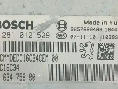 Автозапчасти б/у блок управления двигателем за citroen c3 i (fc_, fn_) 1.4 hdi ссылки oem iam 9663475880  