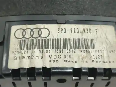 Автозапчастина б/у панель інструментів для audi a3 (8p1) 1.9 tdi посилання на oem iam 8p0920930f a2c53060179 