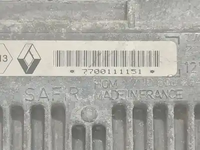 Second-hand car spare part ecu engine control for renault clio ii (bb_, cb_) 1.2 (bb0a, bb0f, bb10, bb1k, bb28, bb2d, bb2h, cb0a,... oem iam references 7700111151  