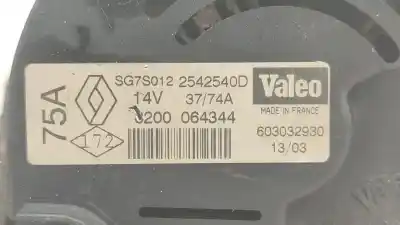 Автозапчастина б/у генератор для renault clio ii (bb_, cb_) 1.2 (bb0a, bb0f, bb10, bb1k, bb28, bb2d, bb2h, cb0a,... посилання на oem iam 8200064344  