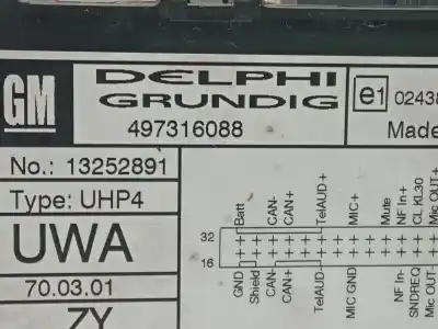 Second-hand car spare part electronic module for opel astra h (a04) 1.7 cdti (l48) oem iam references 497316088  