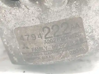 Second-hand car spare part alternator for chrysler neon ii 2.0 16v oem iam references   