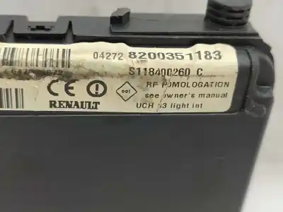 Second-hand car spare part fuse box unit for renault megane ii (bm0/1_, cm0/1_) 1.9 dci (bm0g, cm0g) oem iam references 8200351183 s118400260 