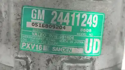 Автозапчастина б/у компресор кондиционера для opel vectra c (z02) 2.0 dti 16v (f69) посилання на oem iam 24411249  