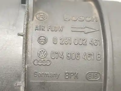 Second-hand car spare part flowmeter for audi a4 b7 (8ec) 2.0 tdi 16v oem iam references 074906461b 0281002461 