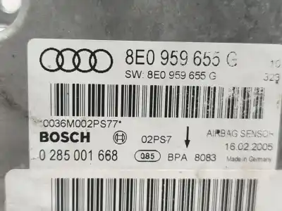 Second-hand car spare part airbag control unit for audi a4 b7 (8ec) 2.0 tdi 16v oem iam references 8e0959655g 0285001668 