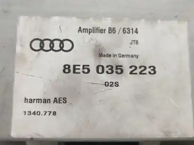 Second-hand car spare part various parts for audi a4 b7 (8ec) 2.0 tdi 16v oem iam references 8e5035223  