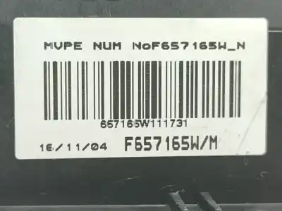 Автозапчасти б/у сопротивление нагреву за renault megane ii (bm0/1_, cm0/1_) 1.9 dci (bm0g, cm0g) ссылки oem iam f657165w  