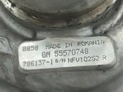 Автозапчастина б/у турбонагрузник для opel insignia a (g09) 2.0 cdti (68) посилання на oem iam 55570748  