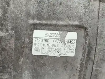 Peça sobressalente para automóvel em segunda mão compressor de ar condicionado a/a a/c por bmw 7 (e65, e66, e67) 730 d referências oem iam 4472208492  