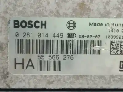 Автозапчасти б/у блок управления двигателем за opel vectra c (z02) 1.9 cdti (f69) ссылки oem iam 55566276  