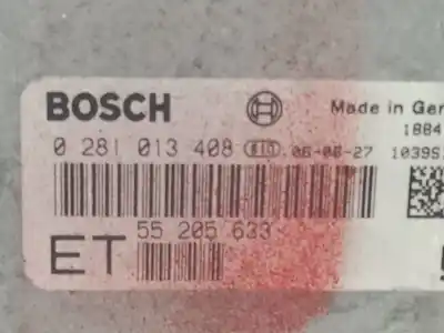 Автозапчасти б/у блок управления двигателем за opel vectra c (z02) 1.9 cdti (f69) ссылки oem iam 55205633  
