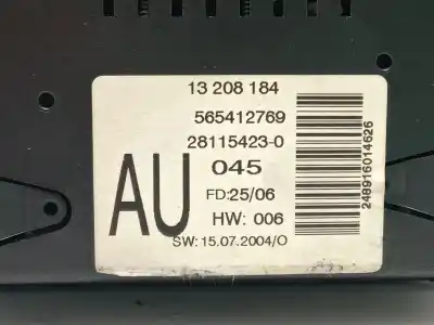 Автозапчастина б/у багатофункційний дисплей для opel vectra c (z02) 1.9 cdti (f69) посилання на oem iam 13208184  