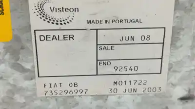 Автозапчасти б/у аудиосистема / радио cd за fiat stilo (192) 1.9 jtd cat ссылки oem iam 735296997  
