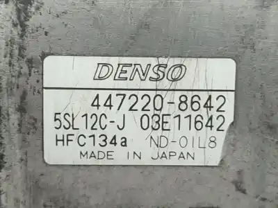Pezzo di ricambio per auto di seconda mano compressore aria condizionata per fiat stilo (192) 1.9 jtd cat riferimenti oem iam 4472208642  