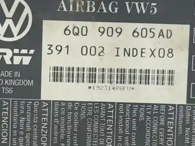 Автозапчасти б/у блок управления подушками безопасности за seat cordoba (6l2) 1.4 16v ссылки oem iam 6q0909605ad  