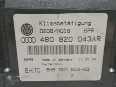 Автозапчасти б/у климат-контроль за audi a6 c5 avant (4b5) 2.5 tdi quattro ссылки oem iam 4b0820043ar  