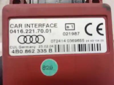 Автозапчасти б/у электронный модуль за audi a6 c5 avant (4b5) 2.5 tdi quattro ссылки oem iam 4b0862335b  