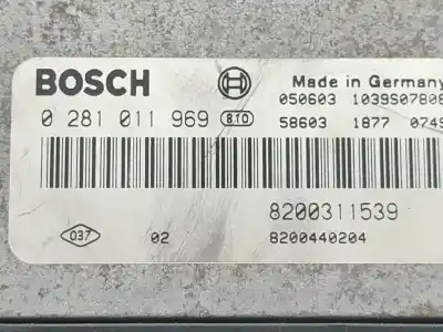 Автозапчасти б/у блок управления двигателем за renault laguna ii (bg0/1_) 1.9 dci (bg08, bg0g) ссылки oem iam 8200311539  