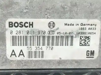 Автозапчасти б/у блок управления двигателем за saab 9-3 ranchera familiar (e50) 1.9 tid ссылки oem iam 55354770  
