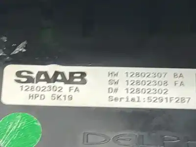 Автозапчастина б/у багатофункційний дисплей для saab 9-3 ranchera familiar (e50) 1.9 tid посилання на oem iam 12802302fa  